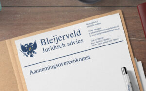 Contract opstellen - Aannemingsovereenkomst