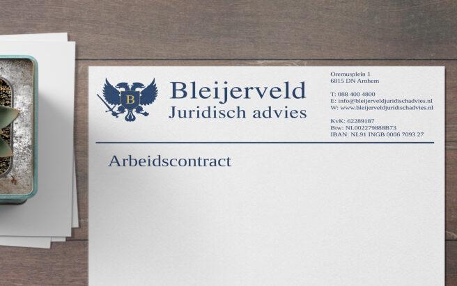 Contracten opstellen - Arbeidscontract