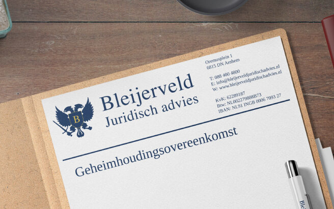 Contracten opstellen - Geheimhoudingsovereenkomst