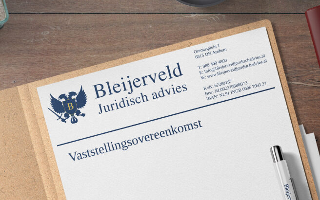 Contracten opstellen - Vaststellingsovereenkomst