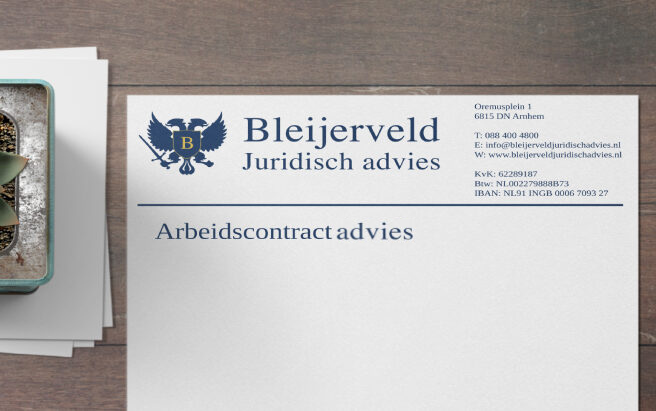 Arbeidscontract juridisch advies
