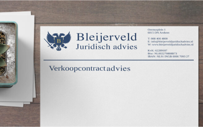 Verkoopcontract advies